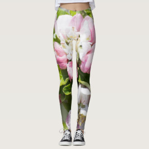 Blooming van de appelboom leggings