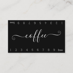 Blooming van een dubbele-nummer koffiedop klantenkaartje