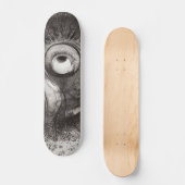 Blooming Vision: de Abstracte skateboard kunst van (Voorkant)