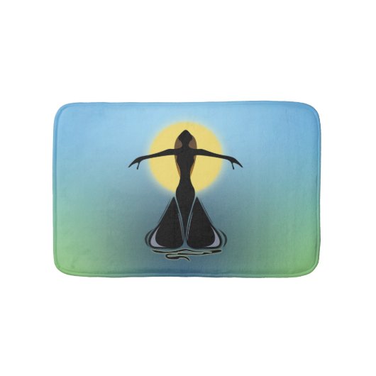 Blooming Vrouw Badmat (Voorkant)