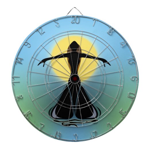 Blooming Vrouw Dartbord (Voorkant)