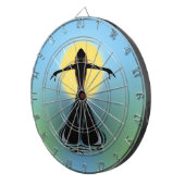 Blooming Vrouw Dartbord (Voorkant Rechts)