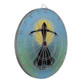 Blooming Vrouw Dartbord (Voorkant Links)