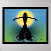 Blooming Vrouw Poster (Voorkant)