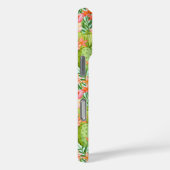 Blooming Watercolor Cacti Personalized Case-Mate iPhone Case (Achterkant / Rechts)