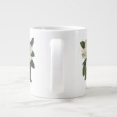 Blooming White Magnolia Blossom Flowers Grote Koffiekop (Achterkant)