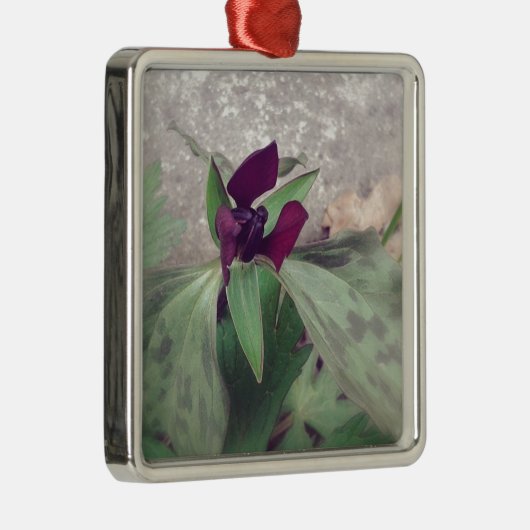 Blooming Wildflower Metalen Ornament (Rechts)