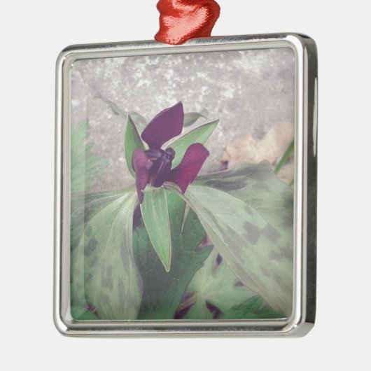 Blooming Wildflower Metalen Ornament (Links)
