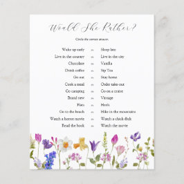 Blooming Wildflower wil ze liever wild