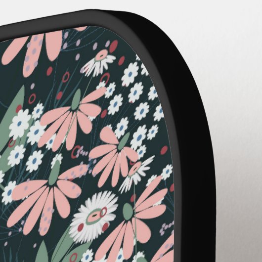 Blooming Wildflowers Aangepaste naam Pickleball Paddle (Links Detail)