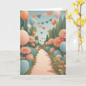 Blooming Wishes Kaart (Gele Bloem)