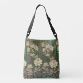 Blooming with Joy: Draag zon in een bloemenrijk Ta Crossbody Tas (Achterkant)