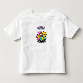 Blooming With Joy Flowers – Cute Toddler Girl T-Sh Kinder Shirts