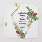 Blooming woestijnbloemen kaart (Voorkant / Achterkant)