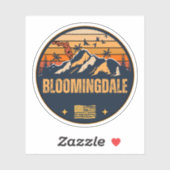 Bloomingdale, Florida Sticker (Vel)