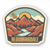 Bloomingdale, Georgia Sticker (Voorkant)