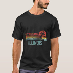 Bloomingdale Illinois Verenigde Staten City Trip H T-shirt