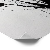 "Bloominginkt" - Digitale inktblokverf Poster (Hoek)