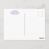 Bloomings from California: Coastal Bush Lupine Briefkaart (Achterkant)