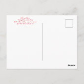 Bloomings from California: Rode Boekweit Briefkaar Briefkaart (Achterkant)