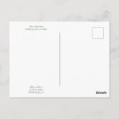 Bloomings uit Californië: Bliss Sage van bijen Briefkaart (Achterkant)