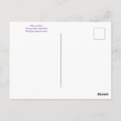 Bloomings uit Californië: Blue Eyed Grass Briefkaart (Achterkant)