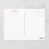 Bloomings uit Californië: California Fuchsia Briefkaart (Achterkant)