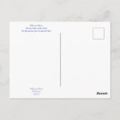 Bloomings uit Californië: Ceanothus Dark Star Briefkaart (Achterkant)