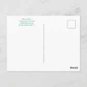 Bloomings uit Californië: Coyote Struik Briefkaart (Achterkant)