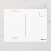 Bloomings uit Californië: Indische schildpenseel Briefkaart (Achterkant)