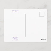 Bloomings uit Californië: Margarita Bop Penstemon Briefkaart (Achterkant)