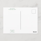 Bloomings uit Californië: Miner's Sla Briefkaart (Achterkant)