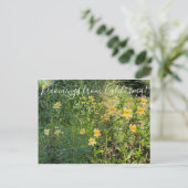 Bloomings uit Californië: Monkeybloem Briefkaart (Staand voorkant)