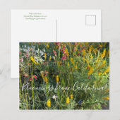 Bloomings uit Californië: Native Meadow Briefkaart (Voorkant / Achterkant)