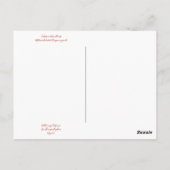 Bloomings uit Californië: Redflower Buckwheat Briefkaart (Achterkant)