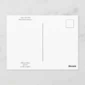 Bloomings uit Californië: sequoia Briefkaart (Achterkant)