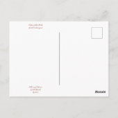 Bloomings uit Californië: sequoia Briefkaart (Achterkant)