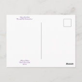 Bloomings uit Californië: Tulp van de ster van Tol Briefkaart (Achterkant)