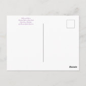 Bloomings uit Californië: Verbena lilacina Briefkaart (Achterkant)