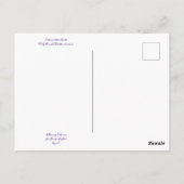 Bloomings uit Californië: Wooly Bluecurls Postca Briefkaart (Achterkant)