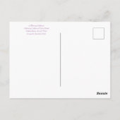 Bloomings uit Sunnyvale: Verbena lilacina Briefkaart (Achterkant)