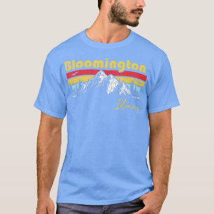 Bloomington Illinois Roots Hometown Home S T-shirt