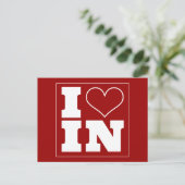 Bloomington (IN) Uitnodiging voor achterklep (Staand voorkant)