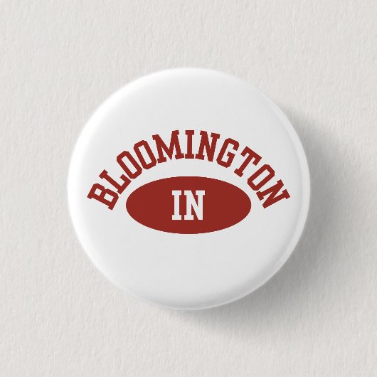 Bloomington Indiana Button- College Football Pin Ronde Button 3,2 Cm (Voorkant)