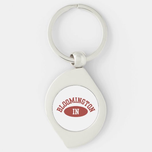 Bloomington Indiana Button- College Football Pin Sleutelhanger (Voorkant)