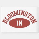 Bloomington Indiana Fridge Magnet College Gift (Voorkant)