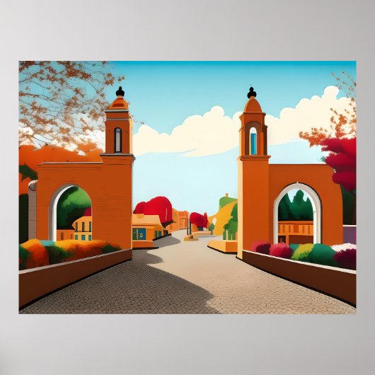 Bloomington Indiana-Poster Poster (Voorkant)