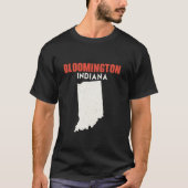 Bloomington Indiana Verenigde Staten Verenigde Sta T-shirt (Voorkant)