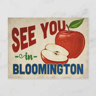 Bloomington Minnesota Apple - Vintage Travel Briefkaart