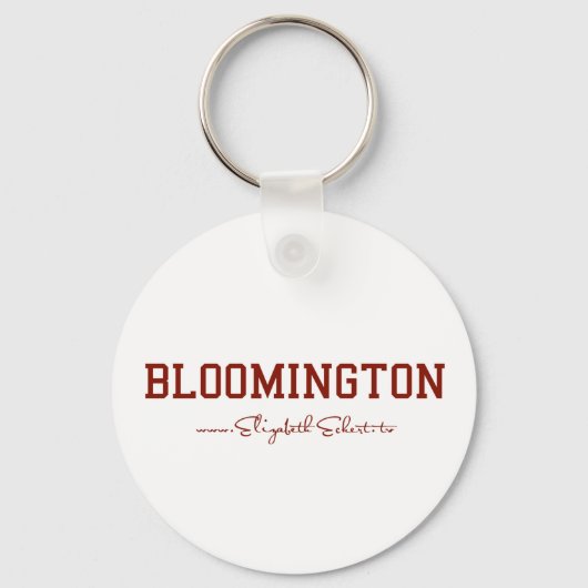 Bloomington Sleutelhanger (Voorkant)